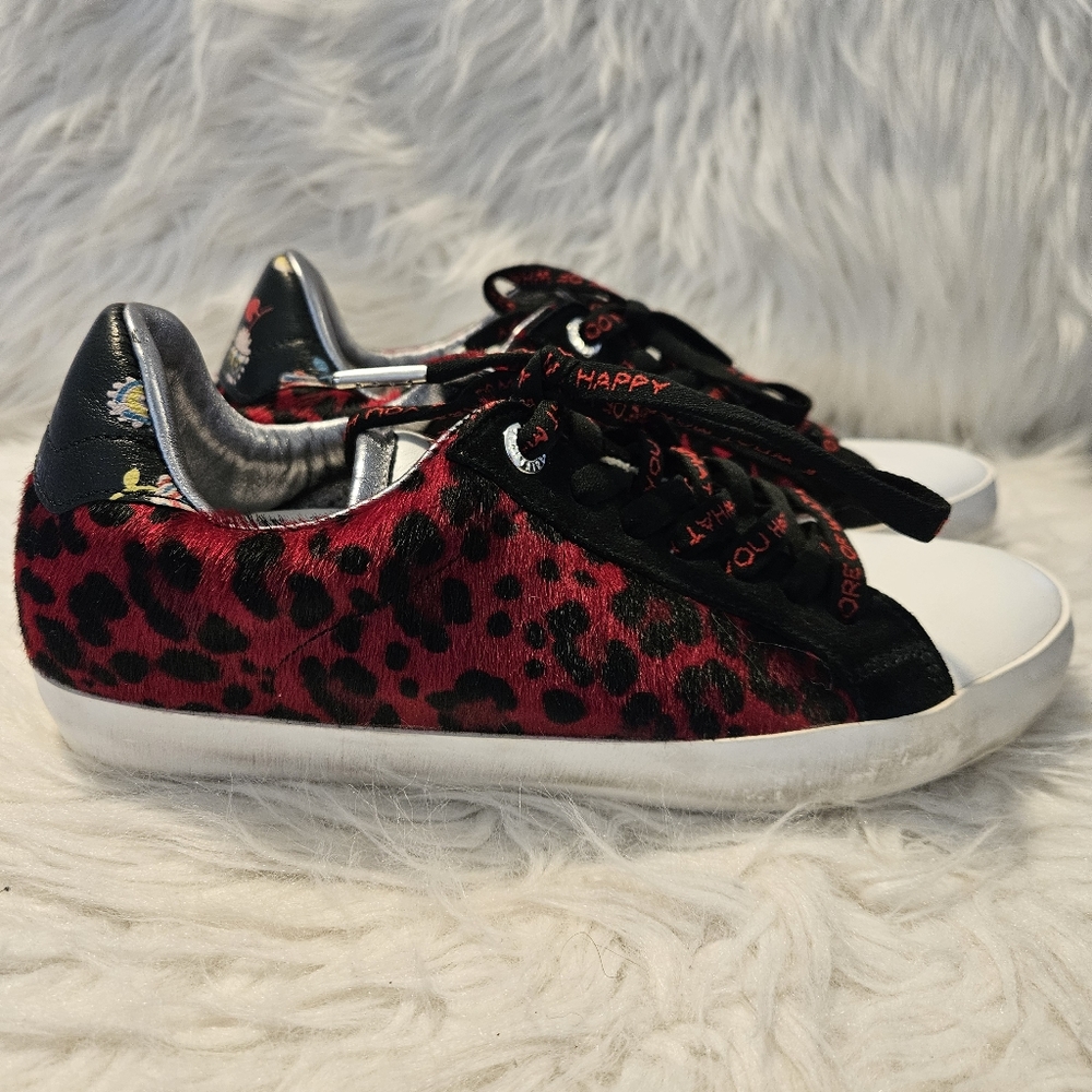 Zadig & Voltaire Red Leopard Sneakers